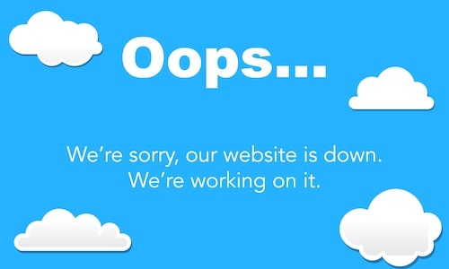 check if website is down logo